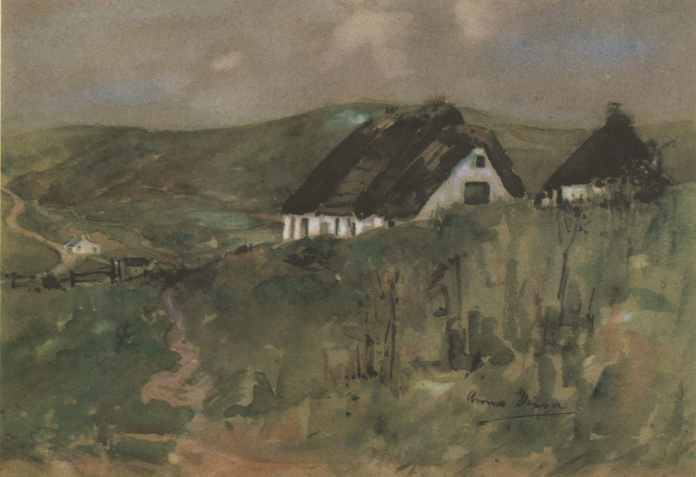 WANLOCKHEAD. The High House. Scotland. By Anna Dixon 1952 old vintage print